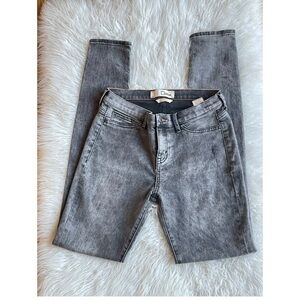 Dittos Size 27 Gray Black Jeggings Mid Rise Jeans Preowned